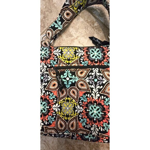 Vera Bradley Sierra Petite Crossbody Bag Adjustable Strap & Zippered Pockets - Picture 12 of 15